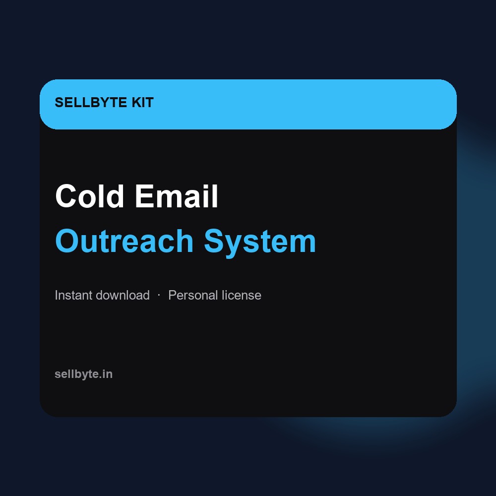 Cold Email Outreach System