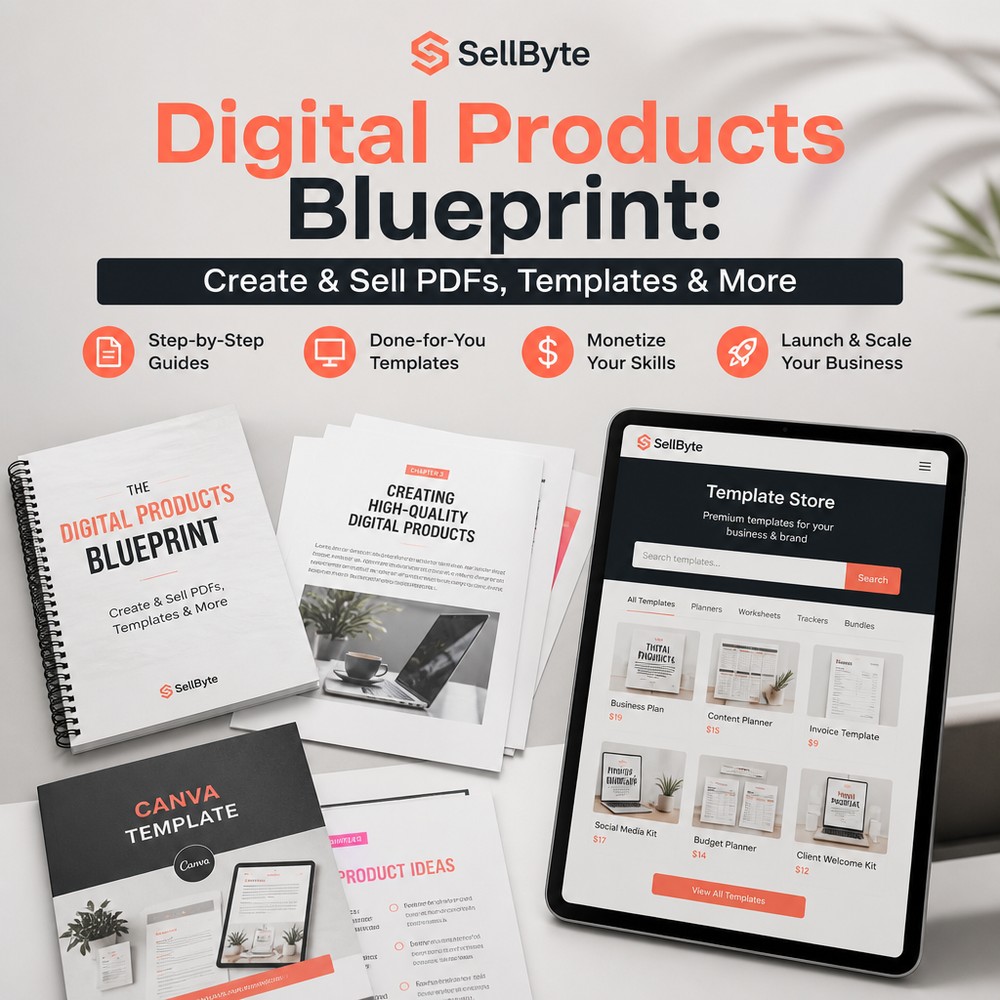 Digital Products Blueprint: Create & Sell PDFs, Templates & More