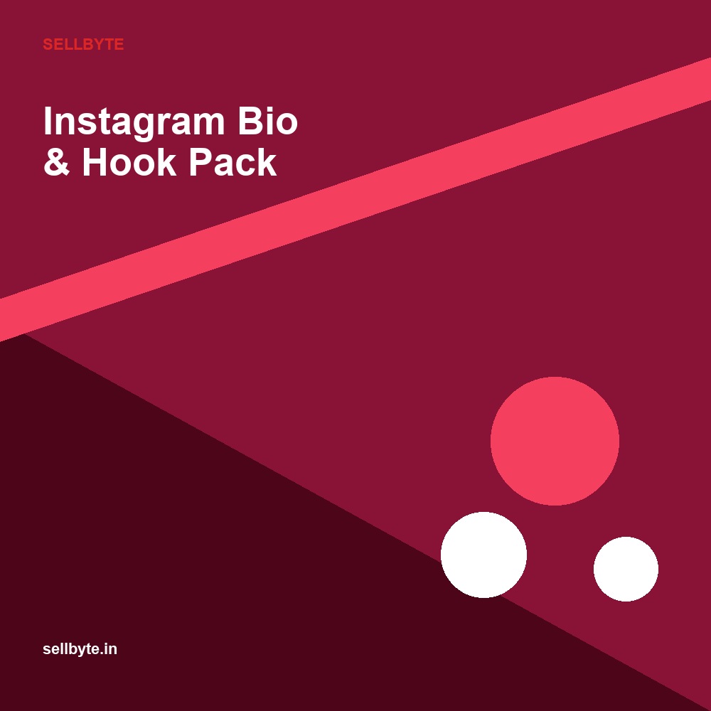 Instagram Bio & Hook Pack