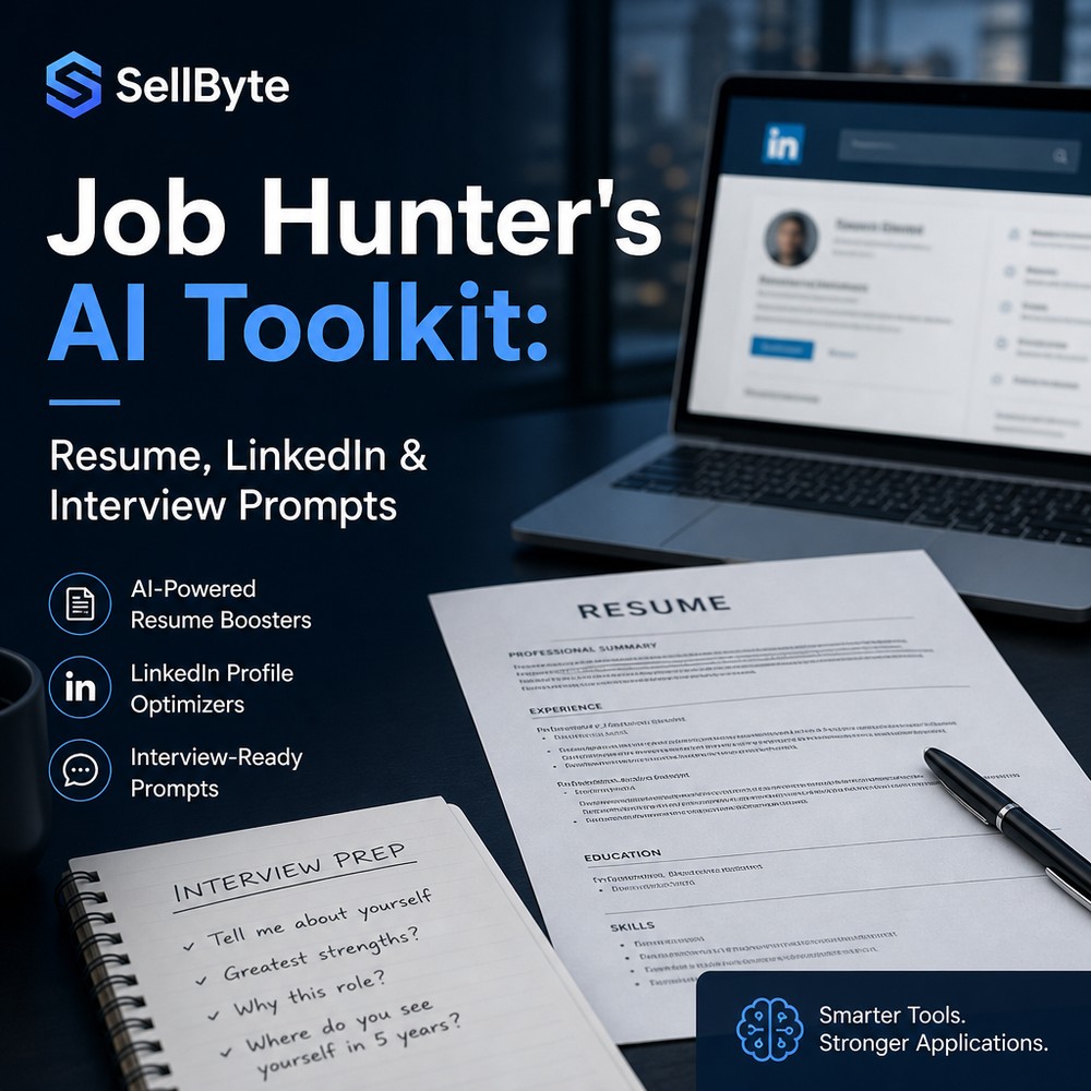 Job Hunter's AI Toolkit: Resume, LinkedIn & Interview Prompts